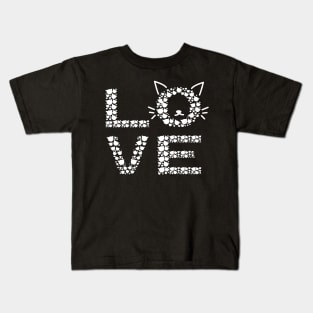 LOVE CAT Kids T-Shirt